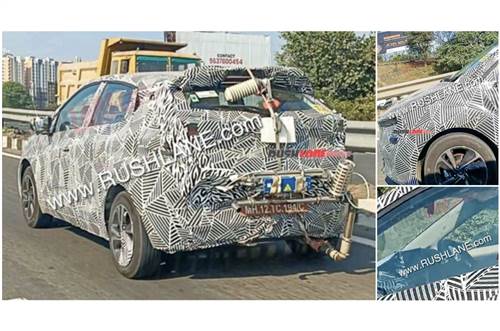 Tata Altroz facelift spied testing